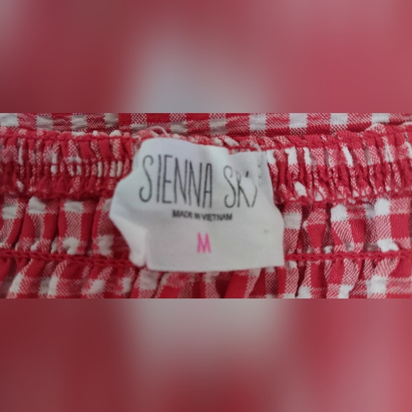 Sienna Sky Red Gingham Midi Dress - Picture 3 of 8